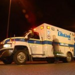 ambulance at night